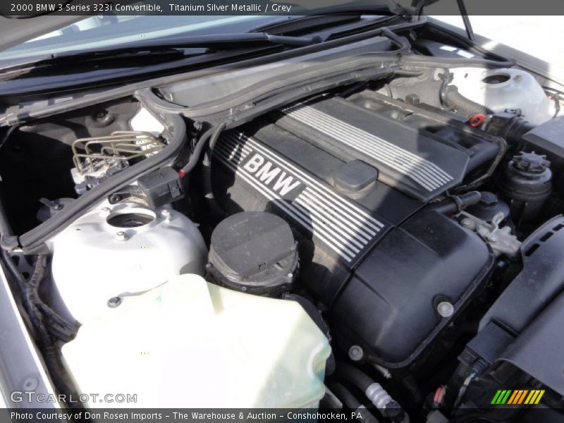 Titanium Silver Metallic / Grey 2000 BMW 3 Series 323i Convertible