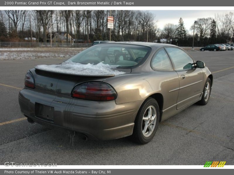 Dark Bronzemist Metallic / Dark Taupe 2000 Pontiac Grand Prix GT Coupe