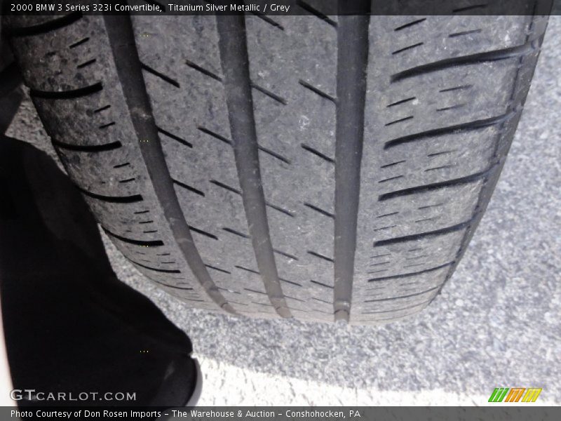 Titanium Silver Metallic / Grey 2000 BMW 3 Series 323i Convertible