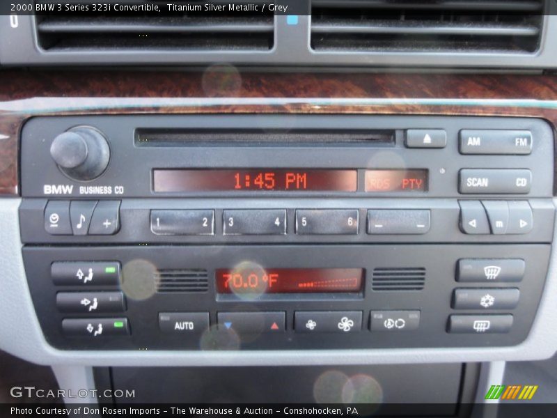 Audio System of 2000 3 Series 323i Convertible