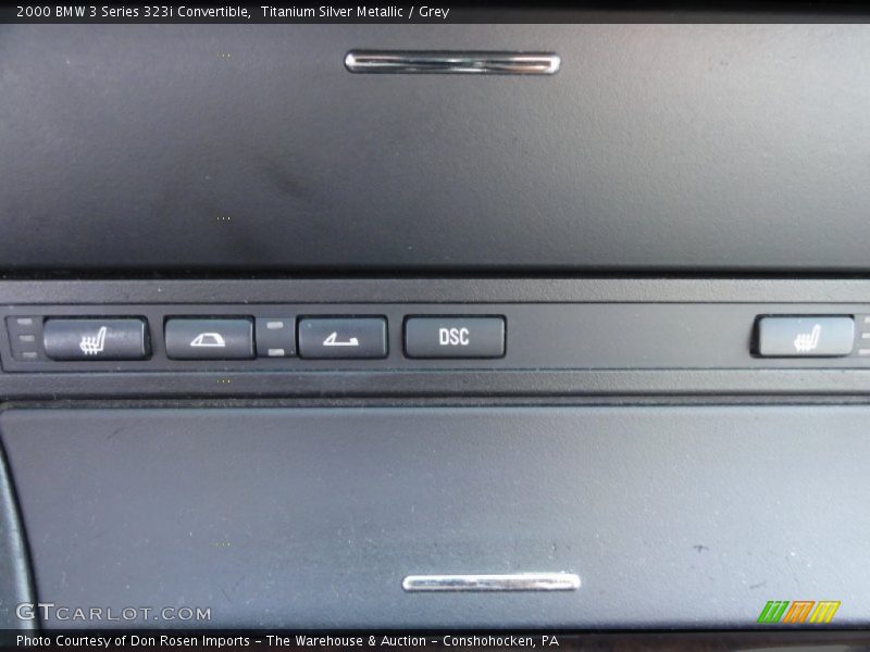 Titanium Silver Metallic / Grey 2000 BMW 3 Series 323i Convertible