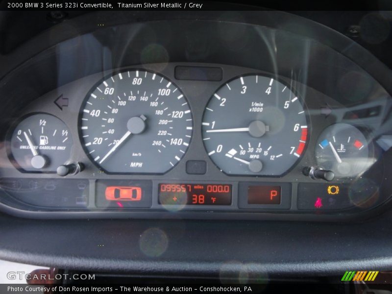  2000 3 Series 323i Convertible 323i Convertible Gauges