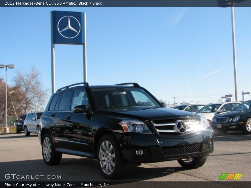 Black / Black 2012 Mercedes-Benz GLK 350 4Matic