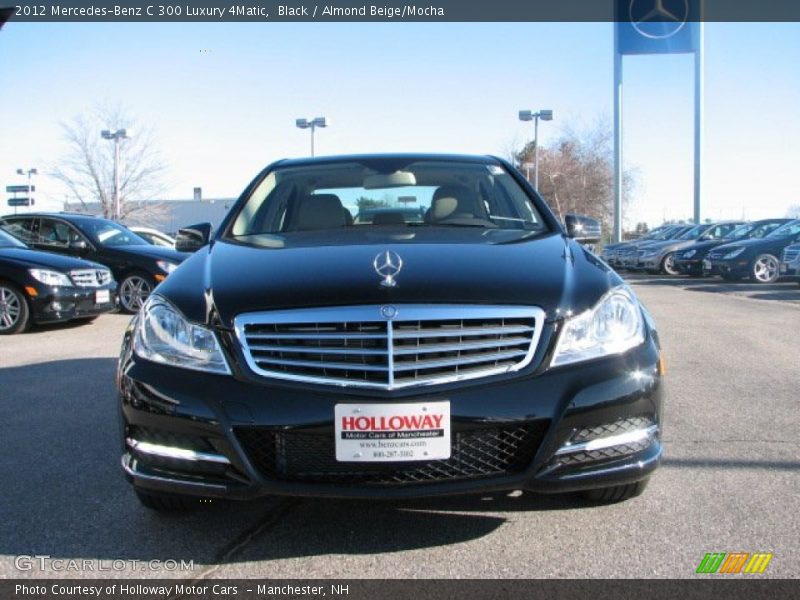 Black / Almond Beige/Mocha 2012 Mercedes-Benz C 300 Luxury 4Matic