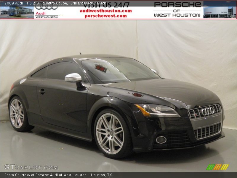 Brilliant Black / Black 2009 Audi TT S 2.0T quattro Coupe