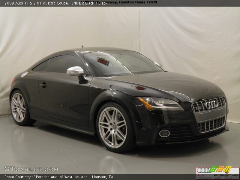 Brilliant Black / Black 2009 Audi TT S 2.0T quattro Coupe