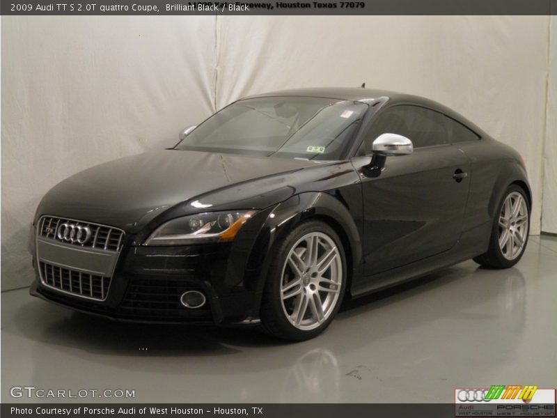 Brilliant Black / Black 2009 Audi TT S 2.0T quattro Coupe