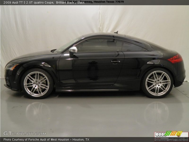Brilliant Black / Black 2009 Audi TT S 2.0T quattro Coupe