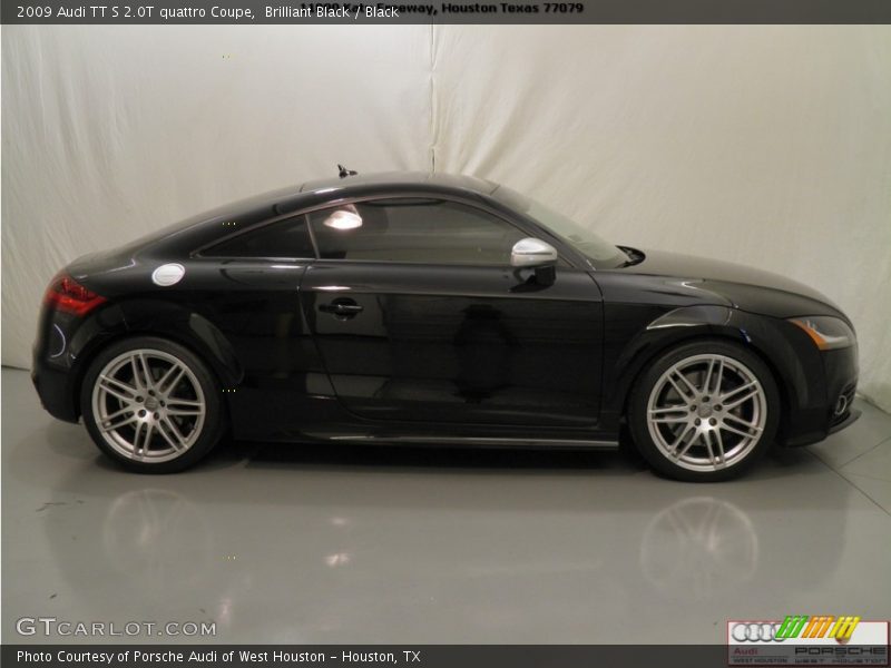 Brilliant Black / Black 2009 Audi TT S 2.0T quattro Coupe