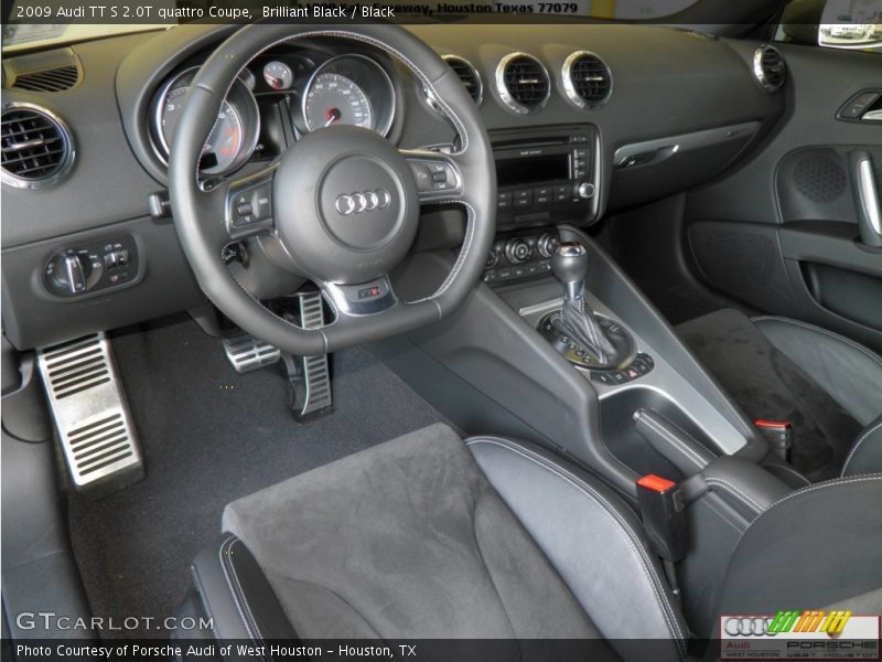 Brilliant Black / Black 2009 Audi TT S 2.0T quattro Coupe