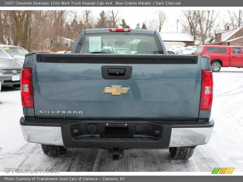  2007 Silverado 1500 Work Truck Regular Cab 4x4 Blue Granite Metallic