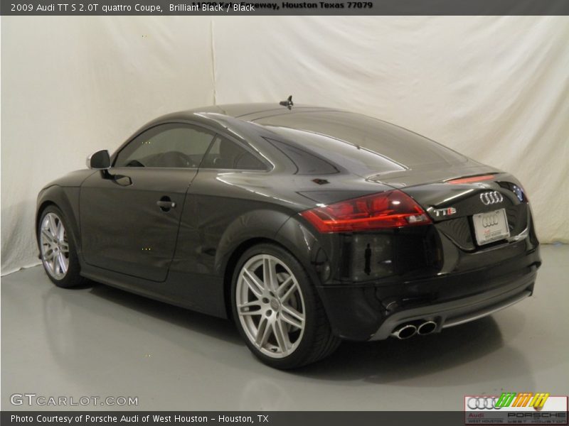 Brilliant Black / Black 2009 Audi TT S 2.0T quattro Coupe