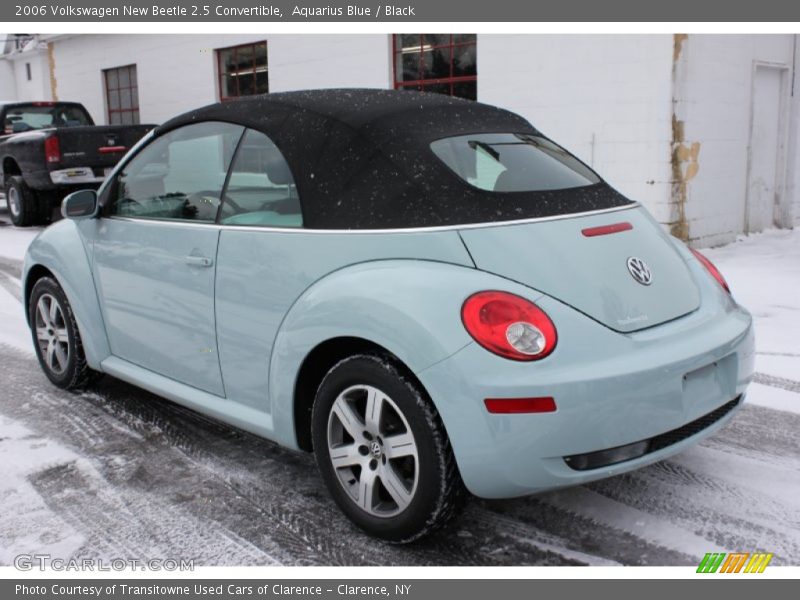 Aquarius Blue / Black 2006 Volkswagen New Beetle 2.5 Convertible
