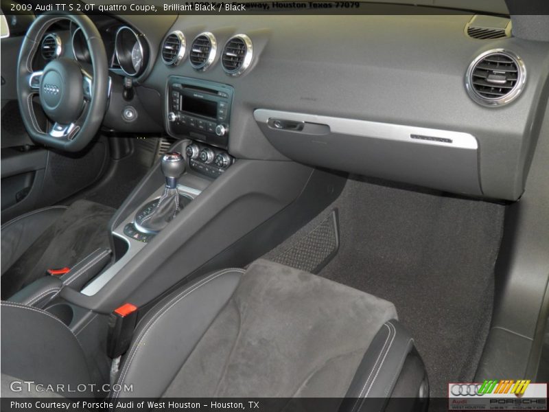 Brilliant Black / Black 2009 Audi TT S 2.0T quattro Coupe