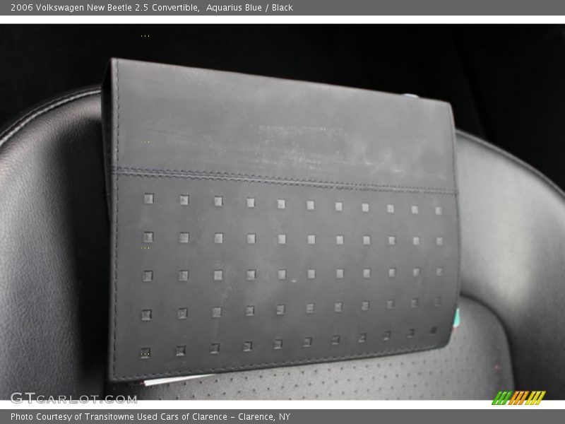 Aquarius Blue / Black 2006 Volkswagen New Beetle 2.5 Convertible