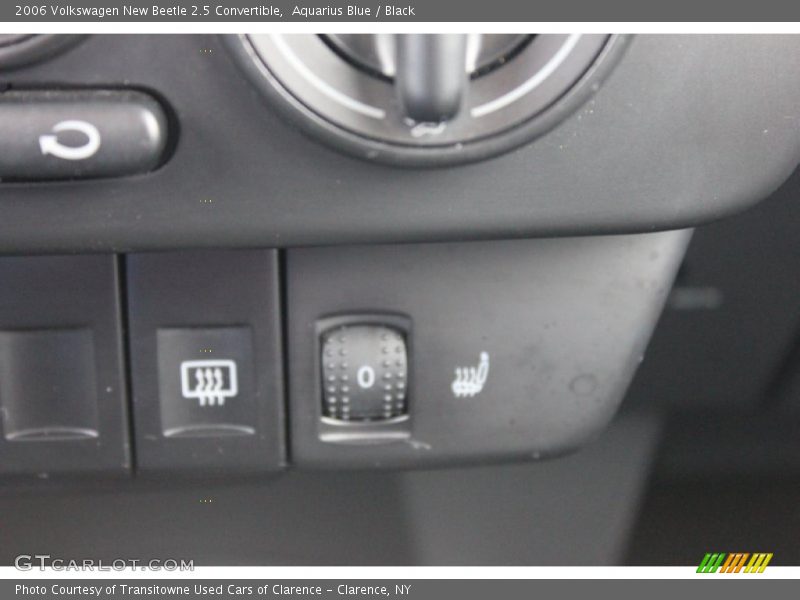 Aquarius Blue / Black 2006 Volkswagen New Beetle 2.5 Convertible