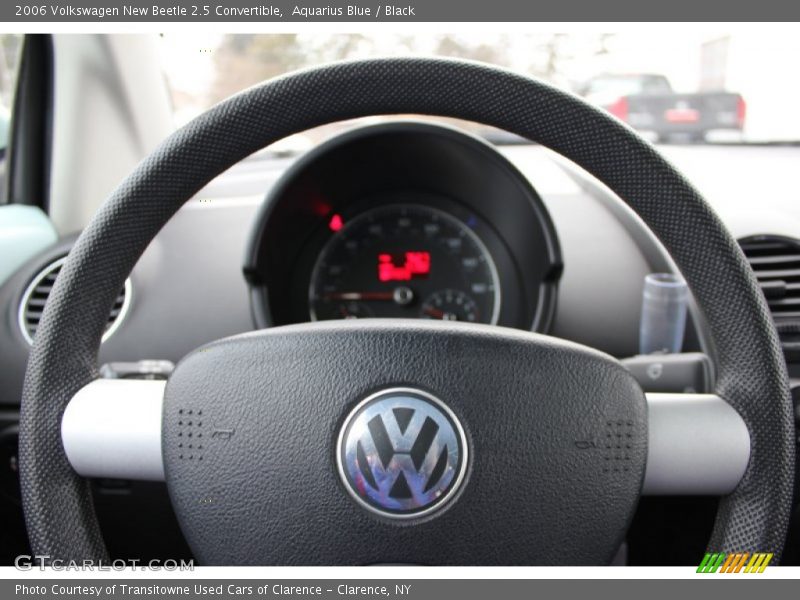 Aquarius Blue / Black 2006 Volkswagen New Beetle 2.5 Convertible