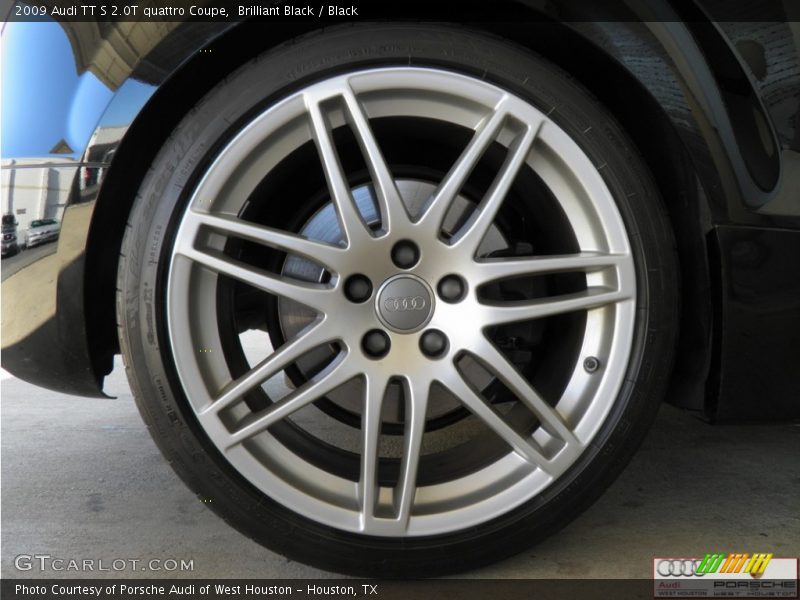 Brilliant Black / Black 2009 Audi TT S 2.0T quattro Coupe