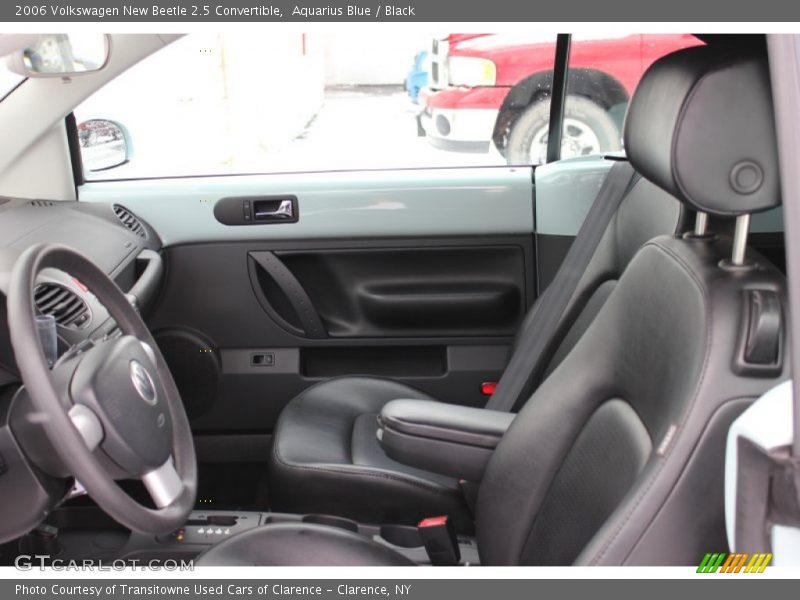 Aquarius Blue / Black 2006 Volkswagen New Beetle 2.5 Convertible