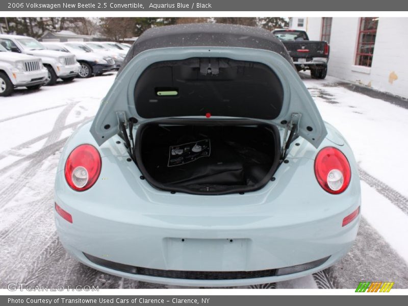 Aquarius Blue / Black 2006 Volkswagen New Beetle 2.5 Convertible