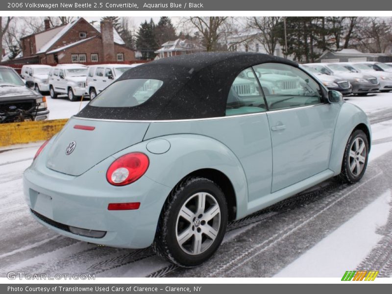 Aquarius Blue / Black 2006 Volkswagen New Beetle 2.5 Convertible
