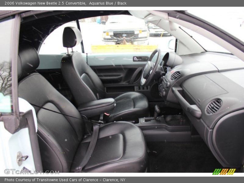 Aquarius Blue / Black 2006 Volkswagen New Beetle 2.5 Convertible