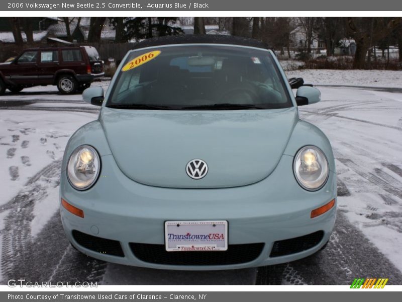 Aquarius Blue / Black 2006 Volkswagen New Beetle 2.5 Convertible