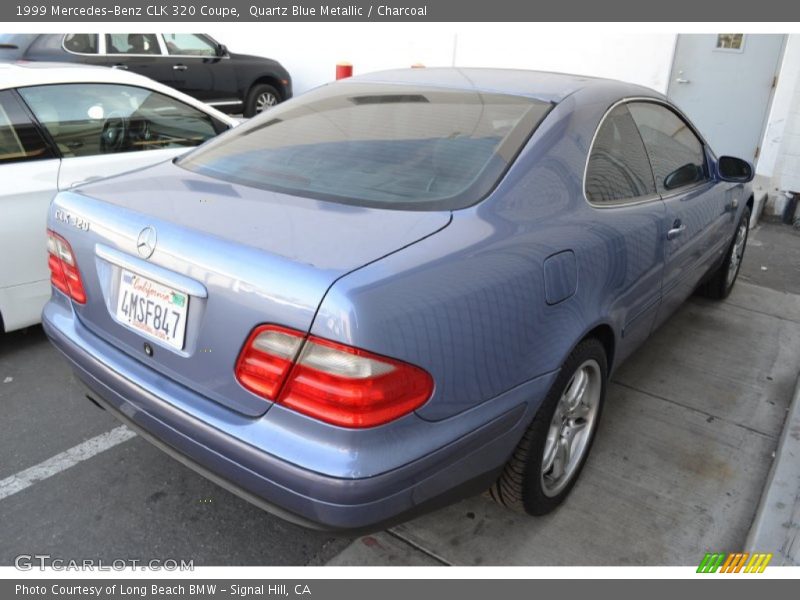Quartz Blue Metallic / Charcoal 1999 Mercedes-Benz CLK 320 Coupe
