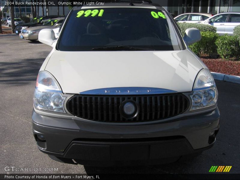 Olympic White / Light Gray 2004 Buick Rendezvous CXL