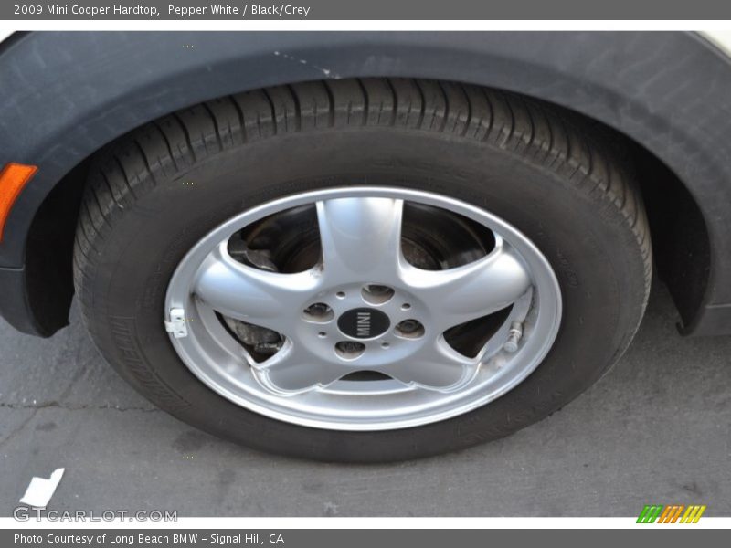 Pepper White / Black/Grey 2009 Mini Cooper Hardtop
