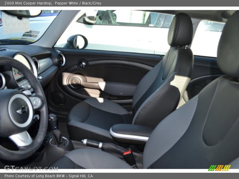 Pepper White / Black/Grey 2009 Mini Cooper Hardtop