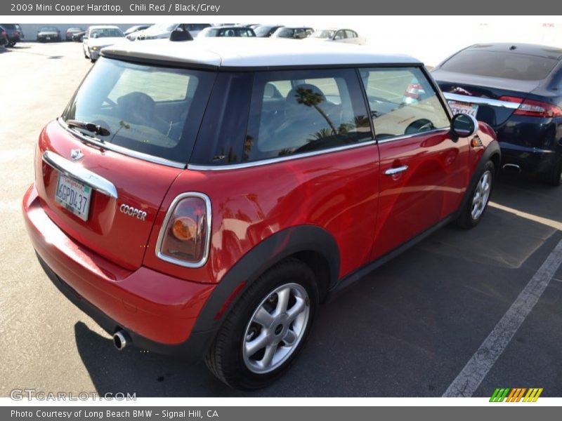 Chili Red / Black/Grey 2009 Mini Cooper Hardtop