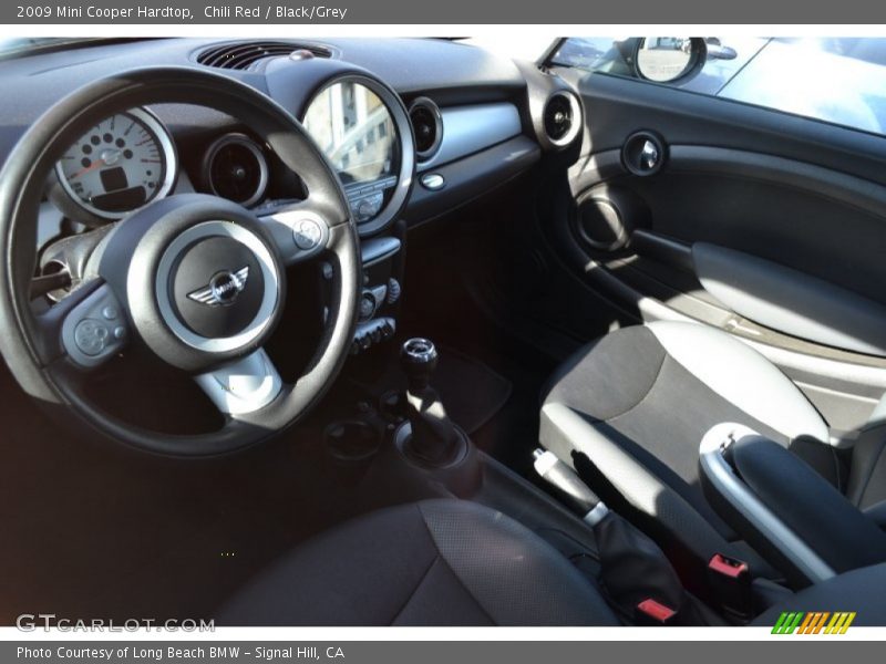 Chili Red / Black/Grey 2009 Mini Cooper Hardtop