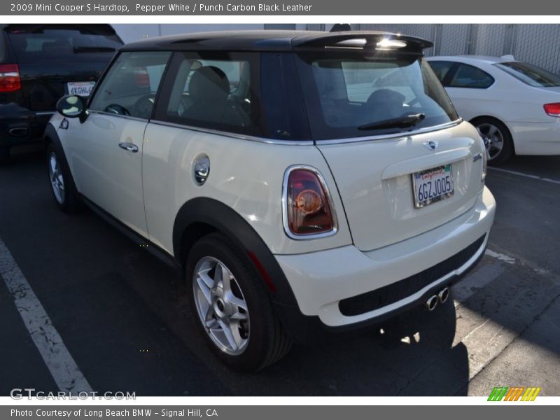 Pepper White / Punch Carbon Black Leather 2009 Mini Cooper S Hardtop
