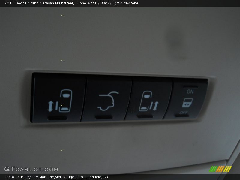 Stone White / Black/Light Graystone 2011 Dodge Grand Caravan Mainstreet