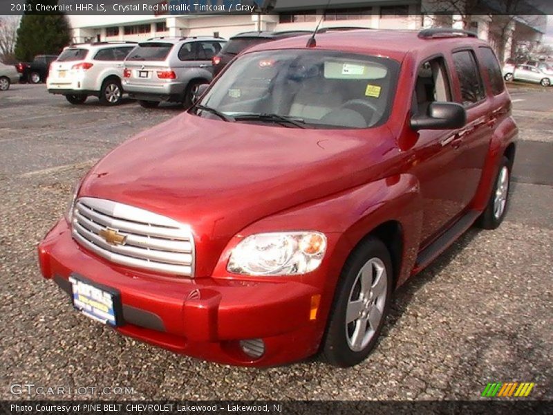 Crystal Red Metallic Tintcoat / Gray 2011 Chevrolet HHR LS