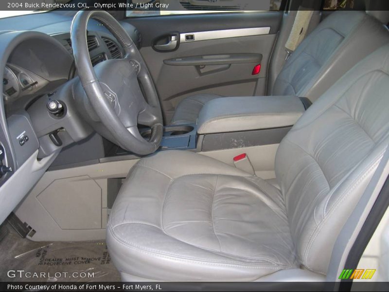 Olympic White / Light Gray 2004 Buick Rendezvous CXL
