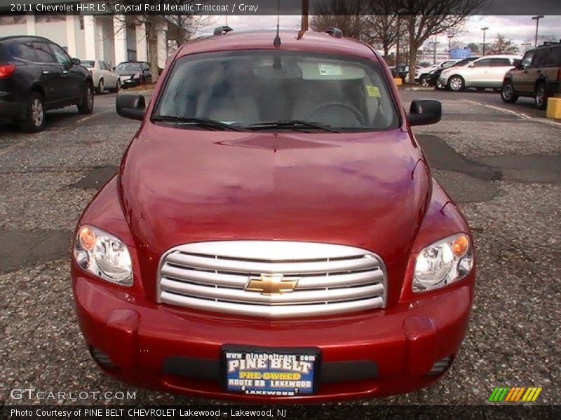 Crystal Red Metallic Tintcoat / Gray 2011 Chevrolet HHR LS