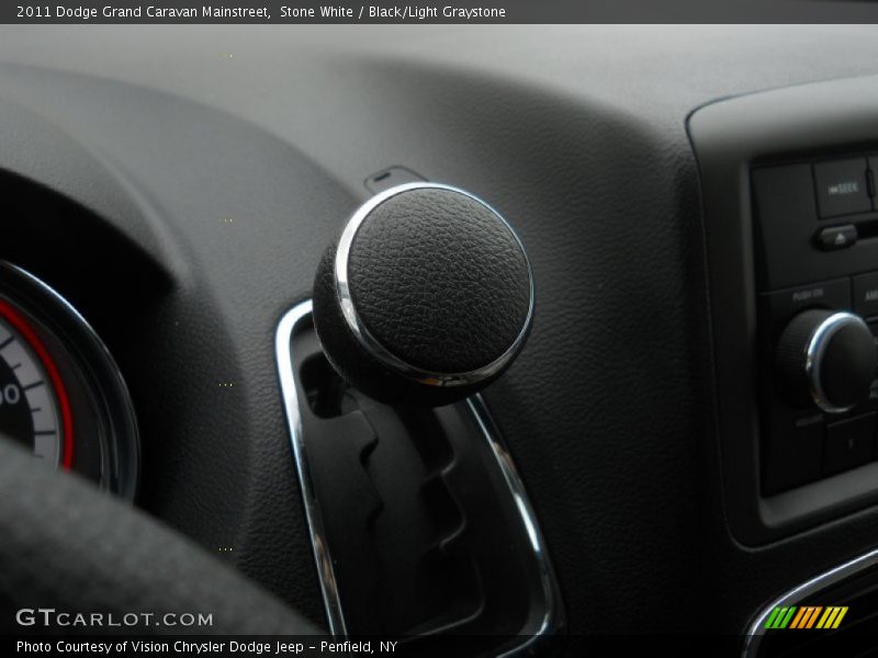 Stone White / Black/Light Graystone 2011 Dodge Grand Caravan Mainstreet