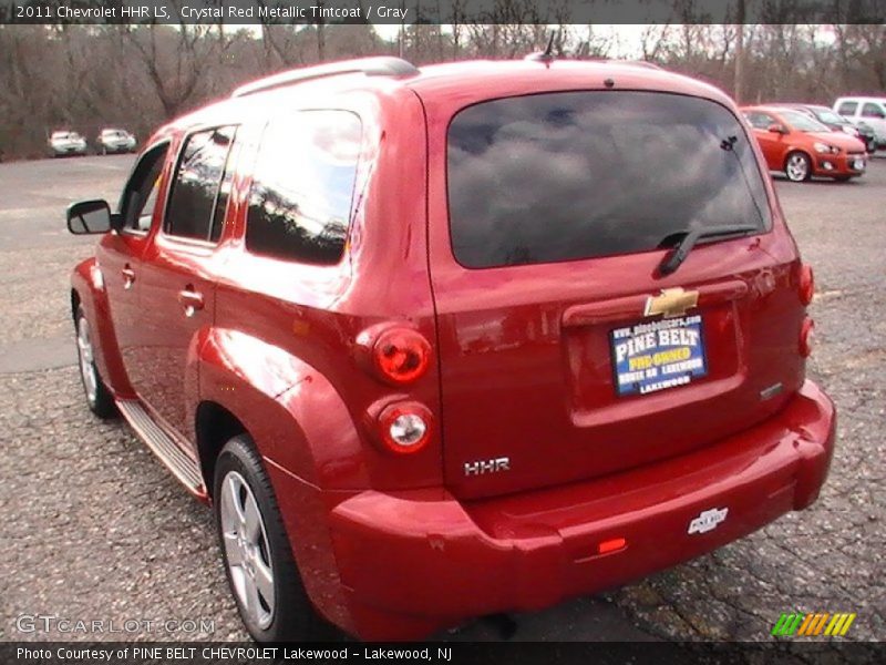 Crystal Red Metallic Tintcoat / Gray 2011 Chevrolet HHR LS