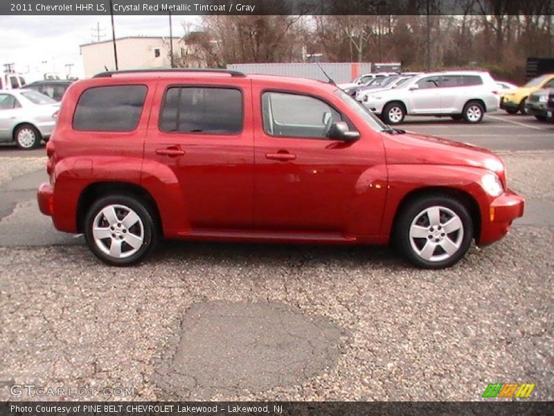 Crystal Red Metallic Tintcoat / Gray 2011 Chevrolet HHR LS