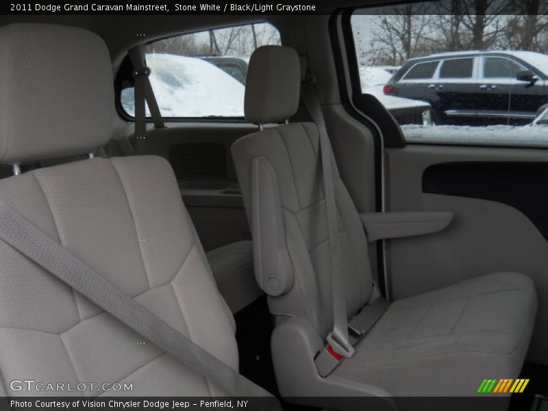 Stone White / Black/Light Graystone 2011 Dodge Grand Caravan Mainstreet