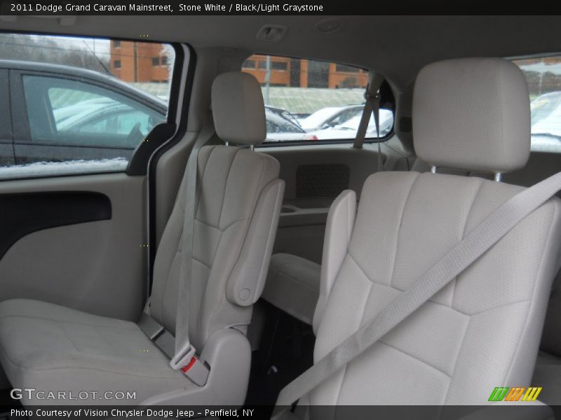 Stone White / Black/Light Graystone 2011 Dodge Grand Caravan Mainstreet