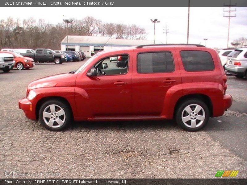 Crystal Red Metallic Tintcoat / Gray 2011 Chevrolet HHR LS