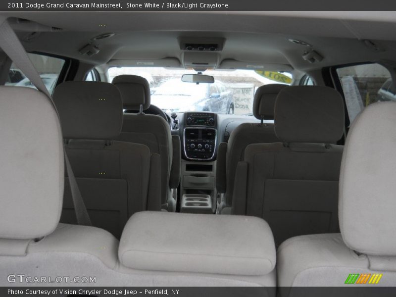 Stone White / Black/Light Graystone 2011 Dodge Grand Caravan Mainstreet