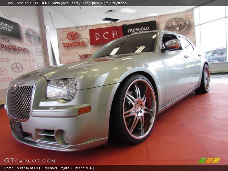 Satin Jade Pearl / Deep Jade/Light Graystone 2005 Chrysler 300 C HEMI