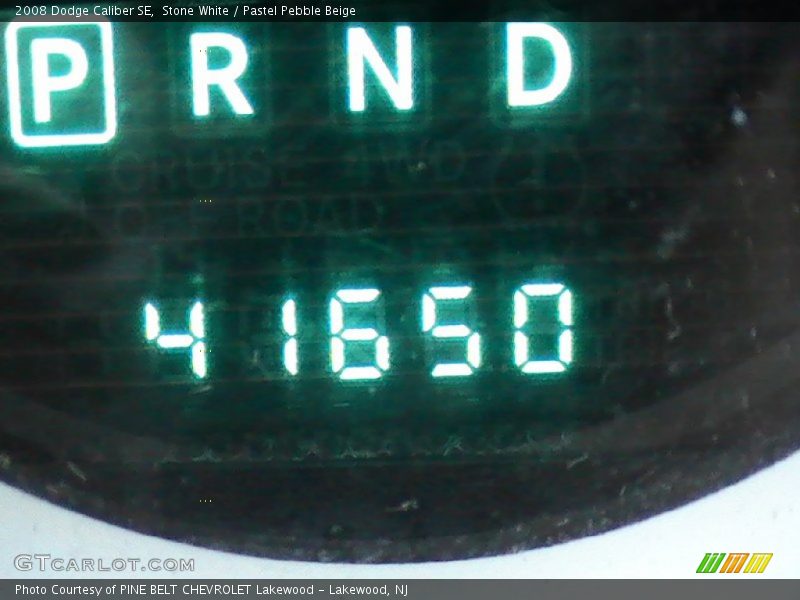 Stone White / Pastel Pebble Beige 2008 Dodge Caliber SE