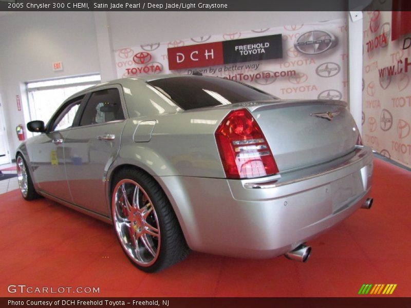 Satin Jade Pearl / Deep Jade/Light Graystone 2005 Chrysler 300 C HEMI