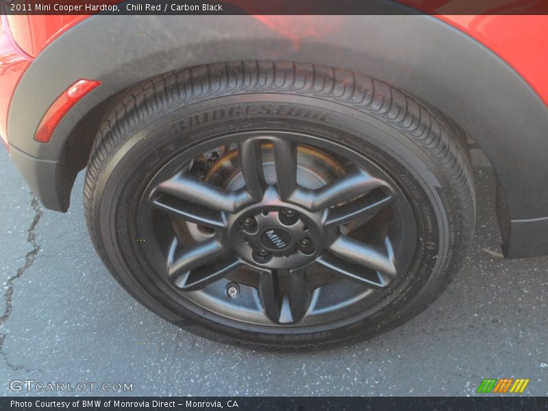 Chili Red / Carbon Black 2011 Mini Cooper Hardtop