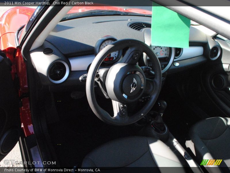 Chili Red / Carbon Black 2011 Mini Cooper Hardtop